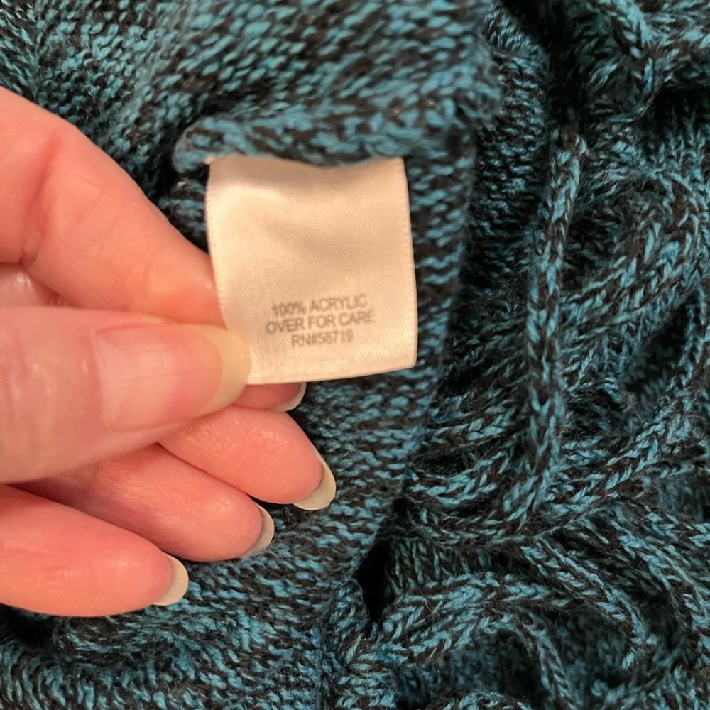 𝓡𝓮𝓛𝓪𝓣𝓲𝓿𝓲𝓣𝔂 𝓽𝓾𝓻𝓺𝓾𝓸𝓲𝓢𝓮 𝓪𝓷𝓭 𝓑𝓛𝓪𝓬𝓴 𝓚𝓷𝓲𝓣 𝓢𝓱𝓸𝓻𝓣 𝓢𝓛𝓮𝓮𝓿𝓮 𝓹𝓸𝓷𝓬𝓱𝓸 - Picture 5 of 5